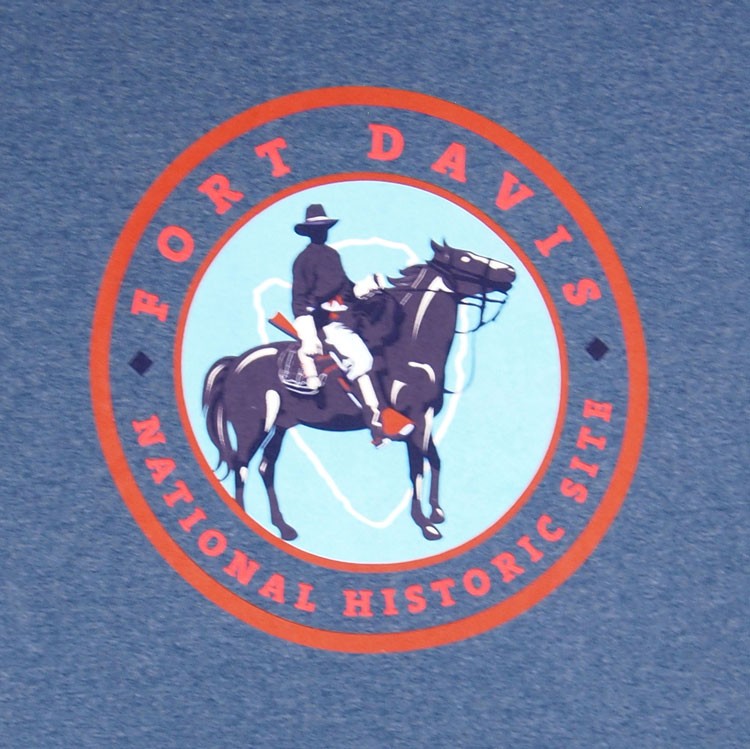 Fort Davis National Hist. Site Round Logo T-Shirt