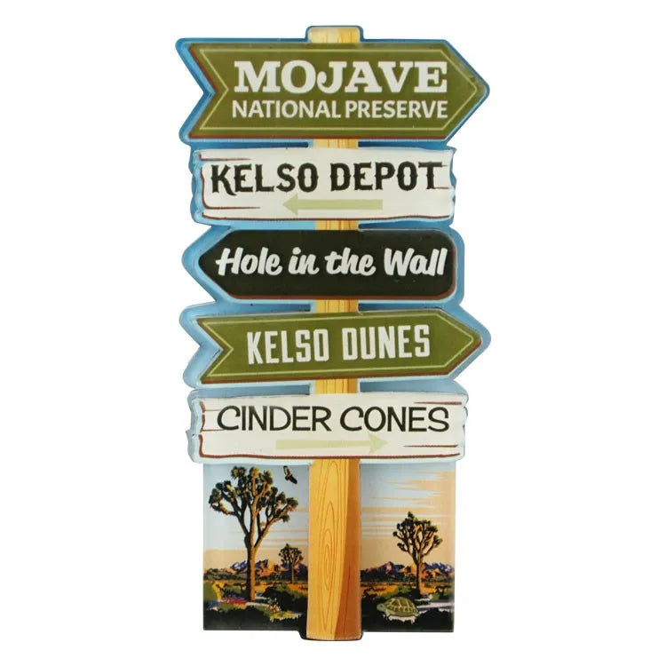 Mojave National Preserve Magnet - Signpost