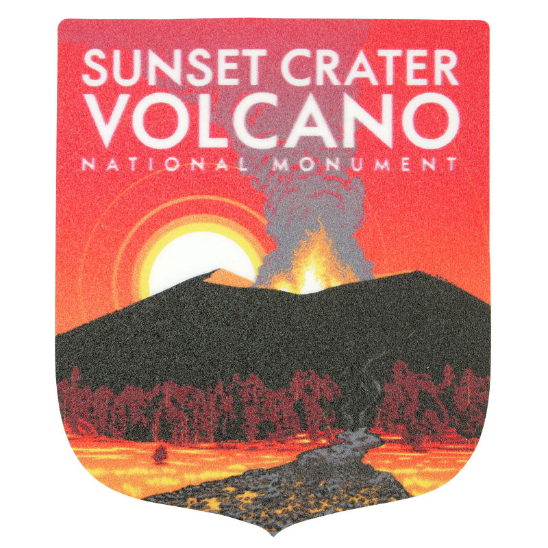 Sunset Crater Volcano NM Milestone Sticker | WNPA - Shop Now - Western ...