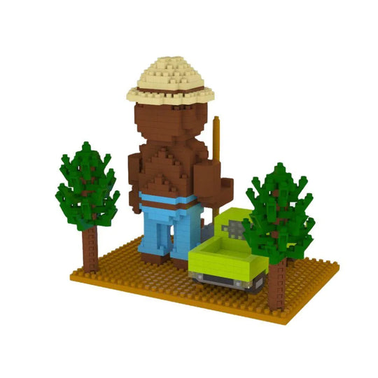 Smokey Bear with SUV Mini Block Set