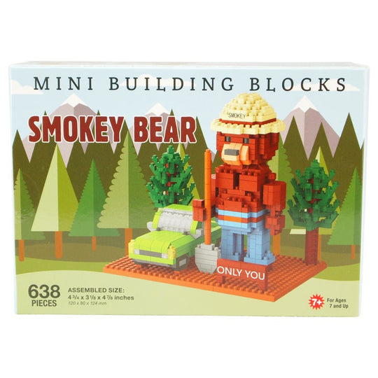 Smokey Bear with SUV Mini Block Set