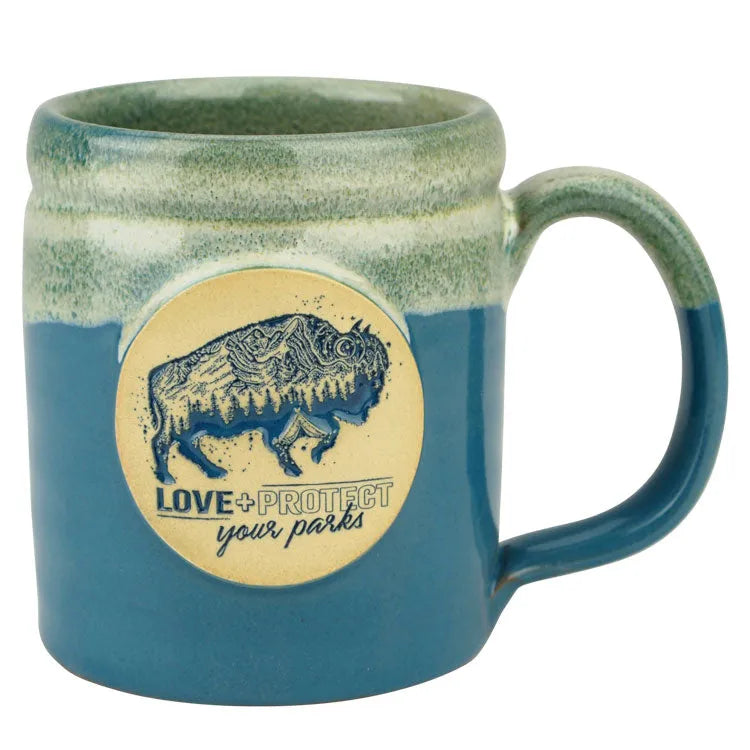 Love + Protect Your Parks® Camper Mug from Deneen Pottery