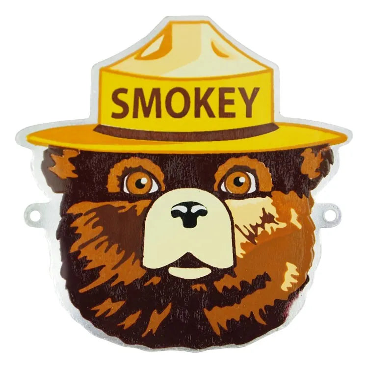 Smokey Bear Hiking Stick Medallion