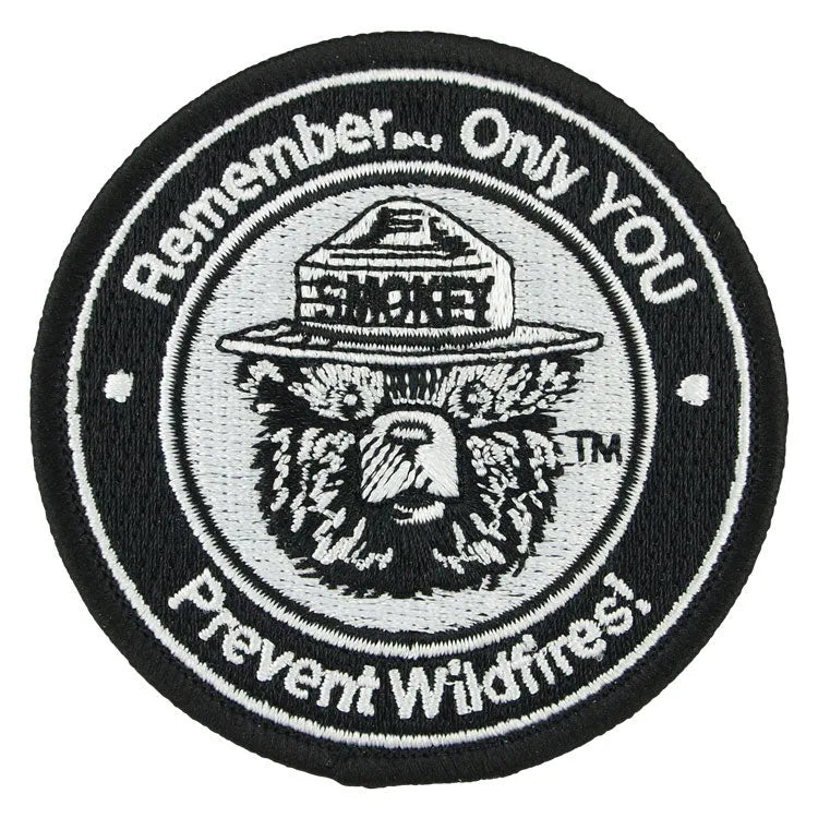 Smokey Bear Patch - Round