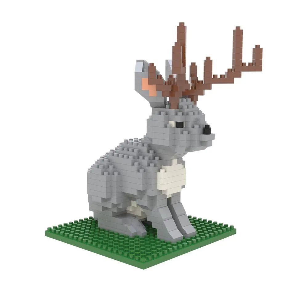 Jackalope mini block set against a white background