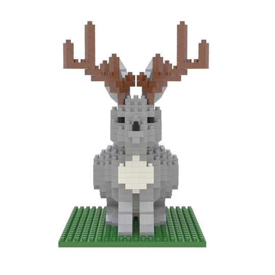 Jackalope mini block set against a white background