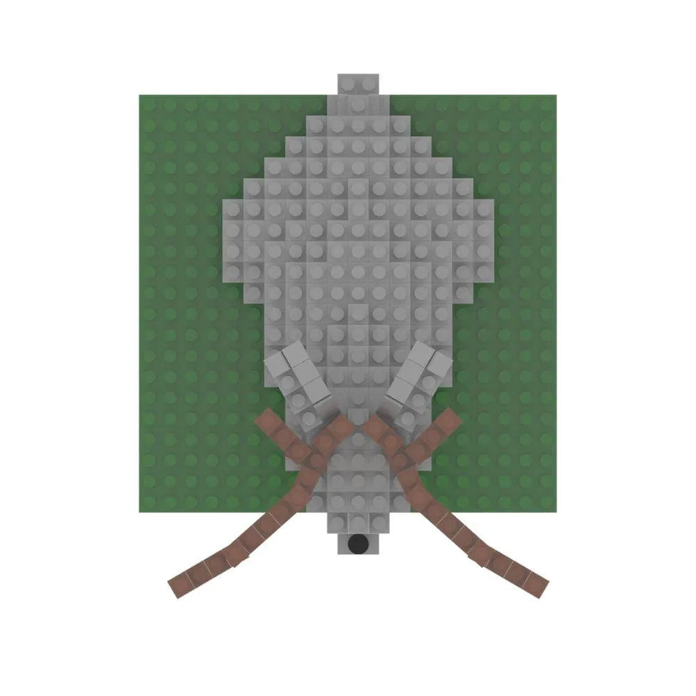 Jackalope mini block set against a white background