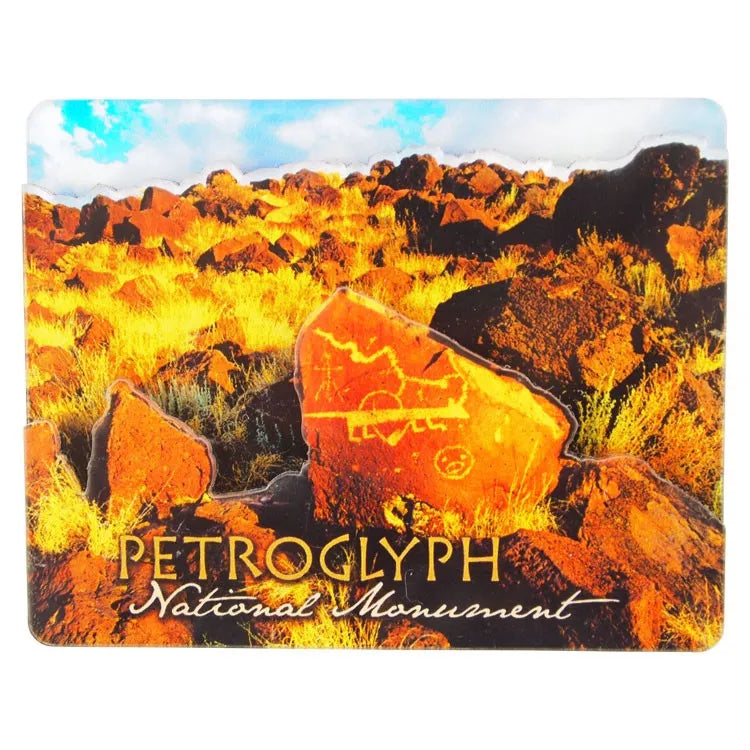 Petroglyph National Monument Magnet - 3-D