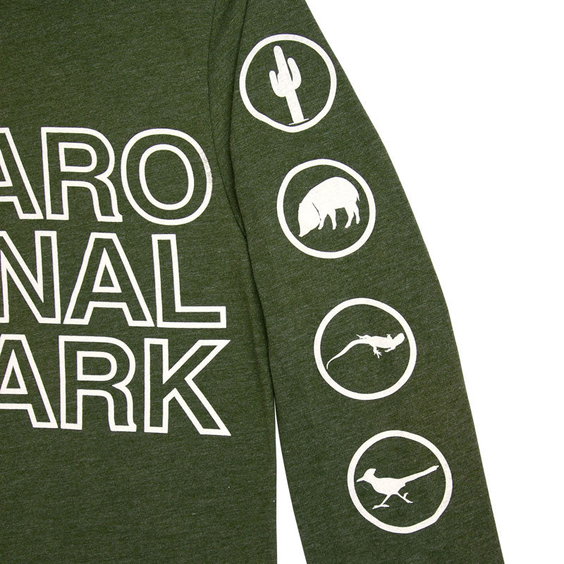 Saguaro National Park Icons Long Sleeve T-Shirt