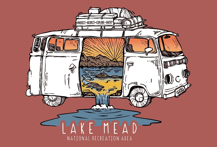 Lake Mead National Rec. Area Van Tour T-Shirt