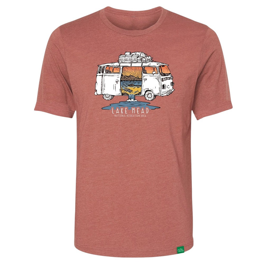 Lake Mead National Recreation Area T-Shirt - Van Tour design on a white background