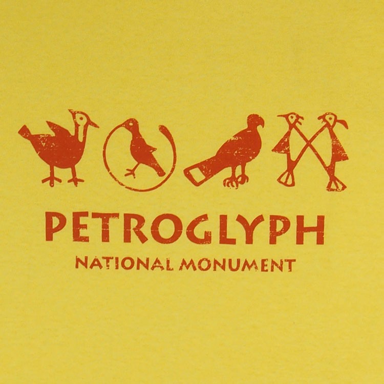 Petroglyph National Monument 4 Birds T-Shirt