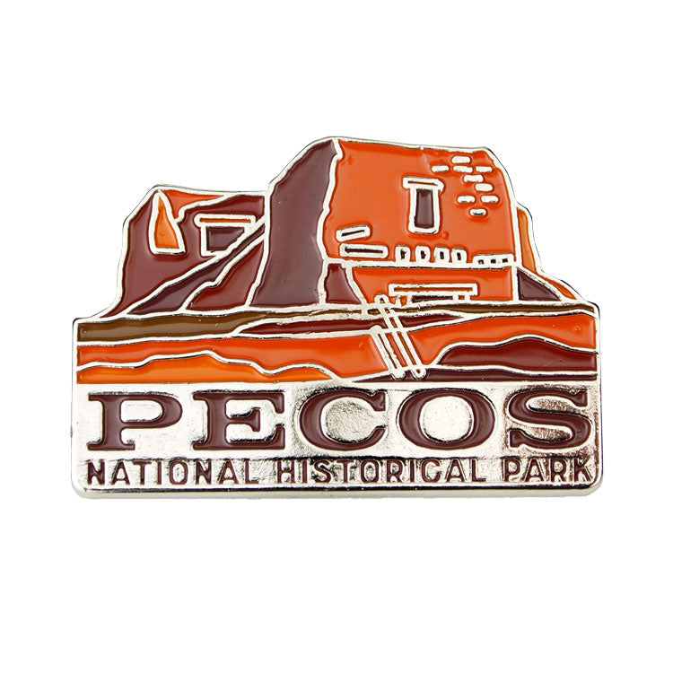 Pecos National Hist. Park Pin - Church Die-Cut