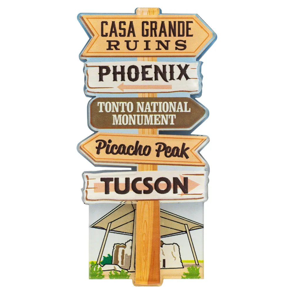 Casa Grande Ruins National Monument Magnet - Signpost