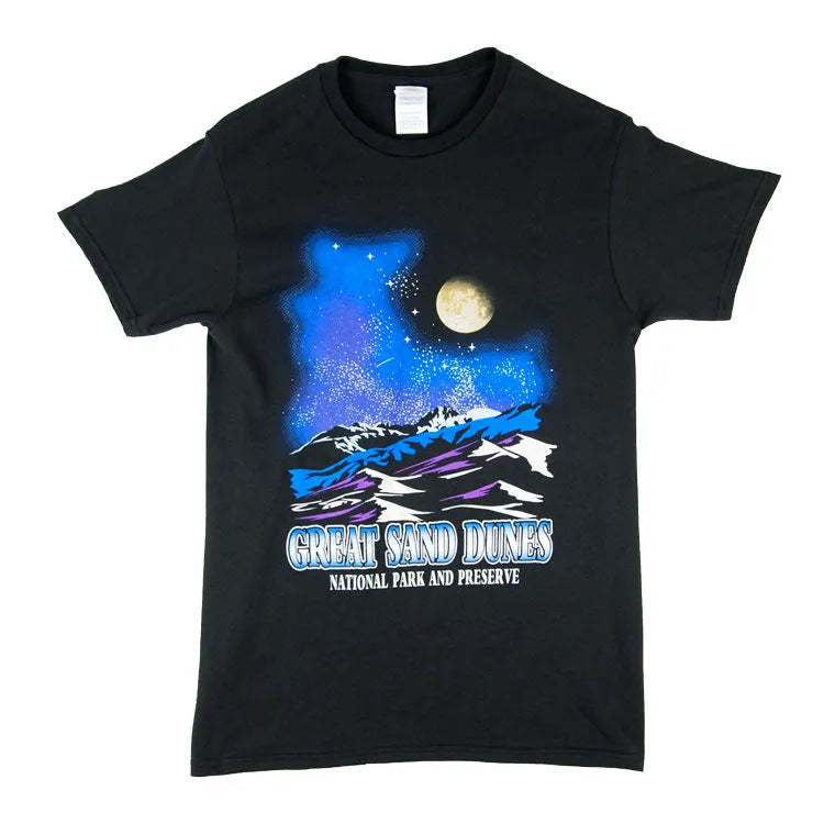Great Sand Dunes National Park T-Shirt - Night Sky front view
