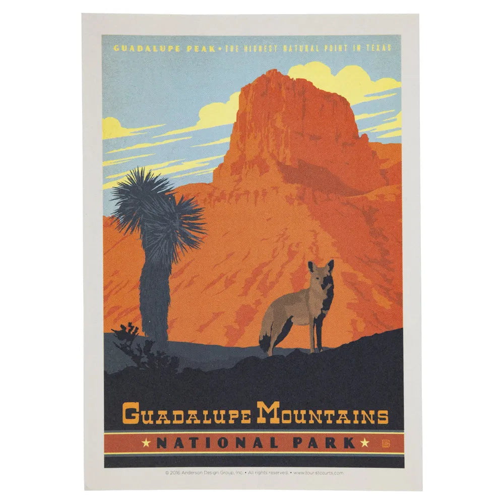 Guadalupe Mountains National Park Postcard - ADG Graphic