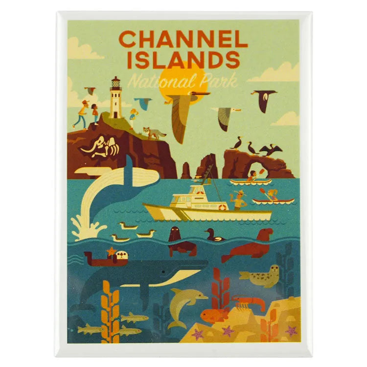 Channel Islands National Park Magnet - Geometric Day