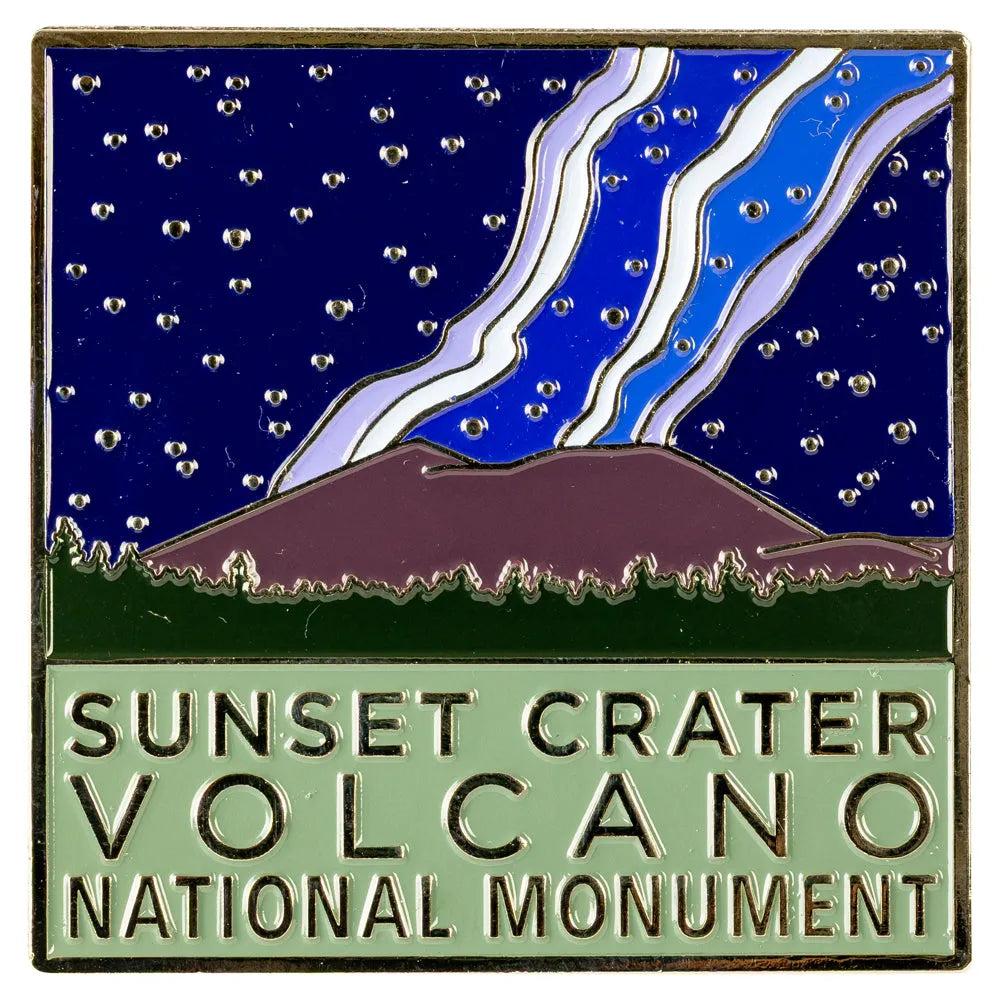 Sunset Crater Volcano National Monument Magnet - Night Sky