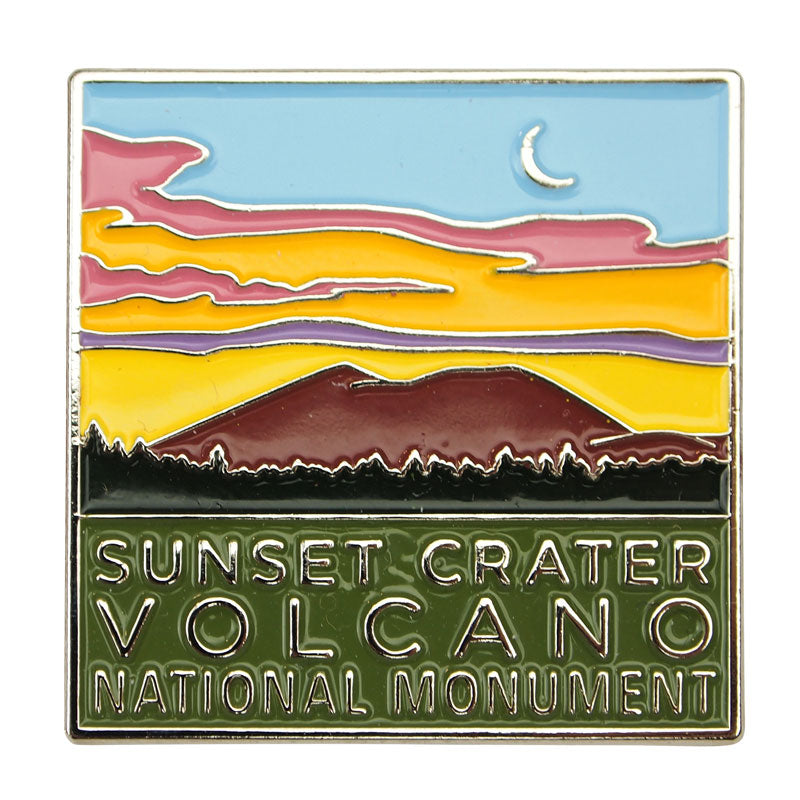Volcano Pin Sunset Crater Volcano NM Sunset Pin | WNP - Shop Today!