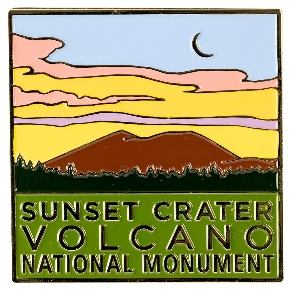 Sunset Crater Volcano National Monument Magnet - Sunset