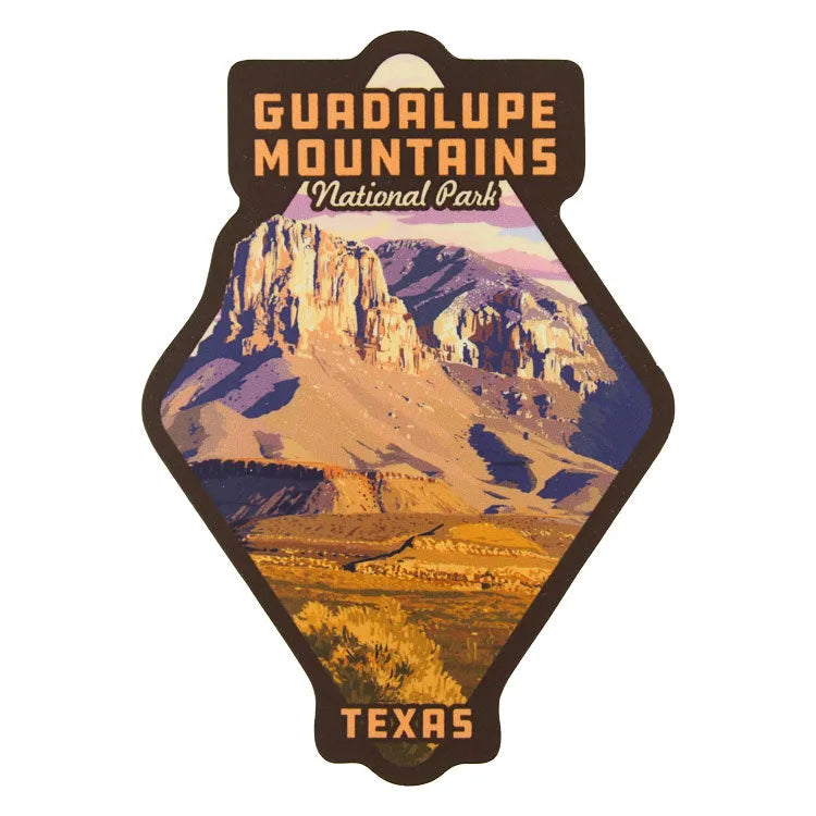 Guadalupe Mountains National Park Sticker - Landscape Diamond