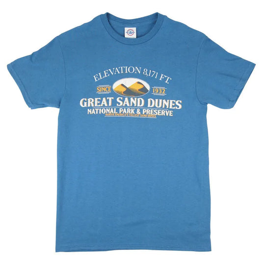 Great Sand Dunes National Park T-Shirt - Elevation front view