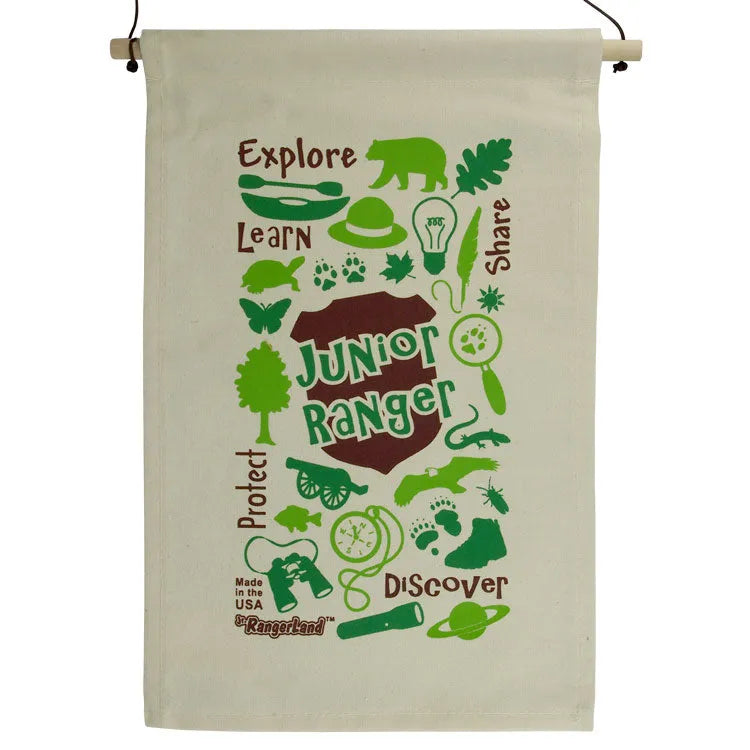 Junior Ranger Badge Canvas Banner