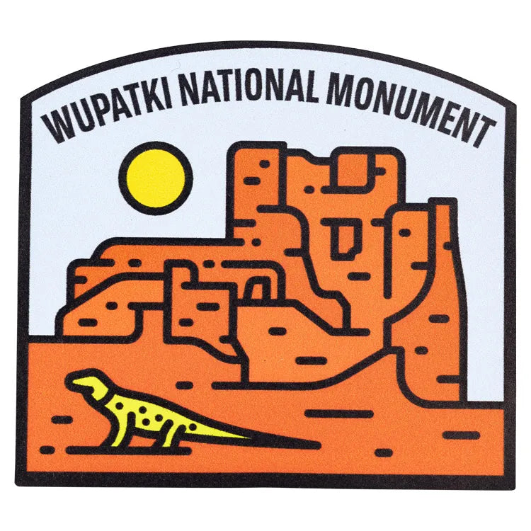 Wupatki National Monument Sticker - Fell Logo