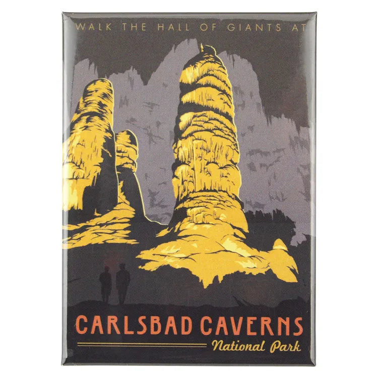 Carlsbad Caverns National Park Magnet - ADG Hall of Giants Graphic