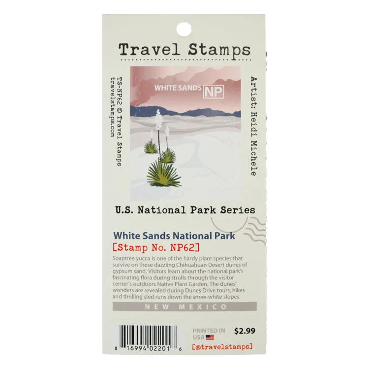 White Sands National Park Travel Stamp