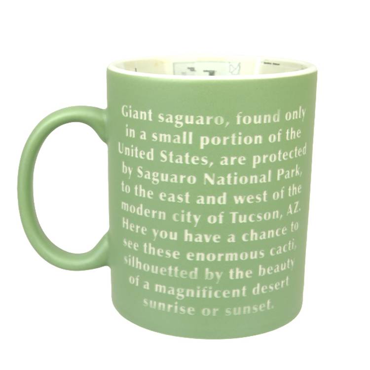 Saguaro National Park Map Mug