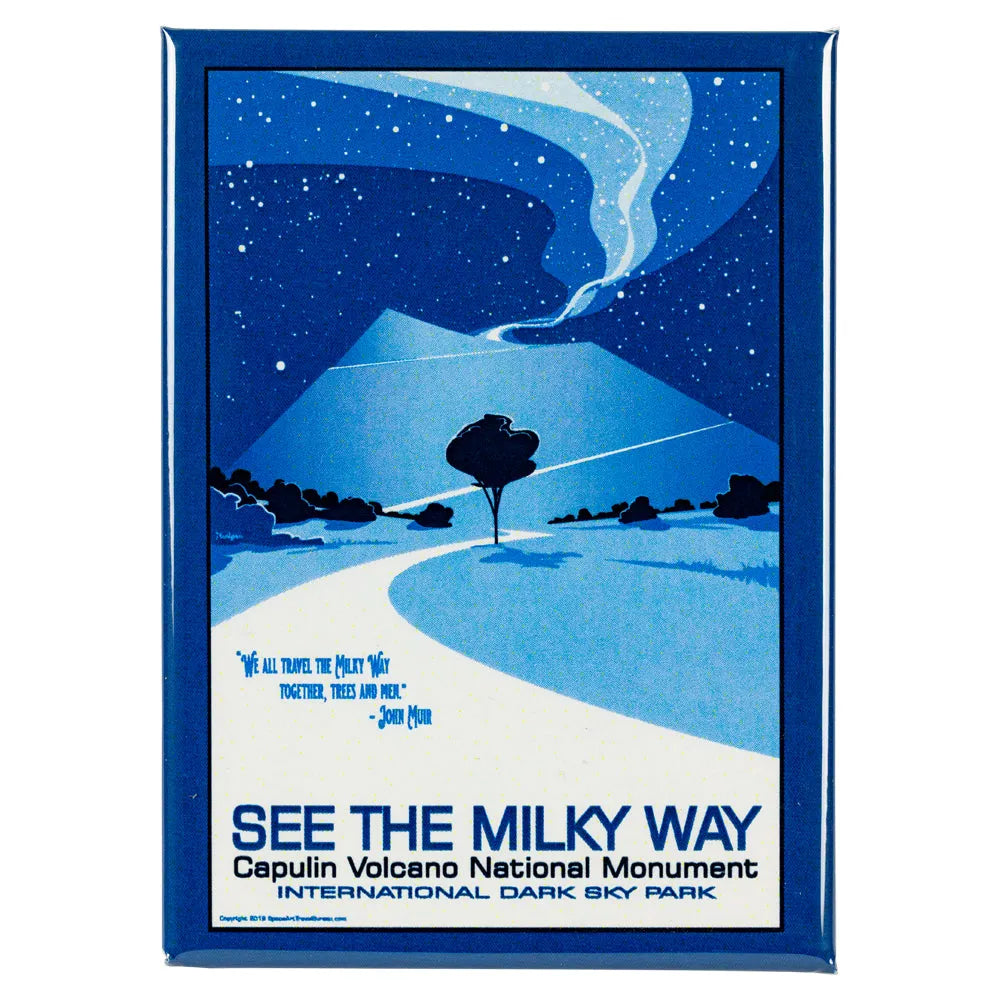 Capulin Volcano National Monument Magnet Night Sky Art