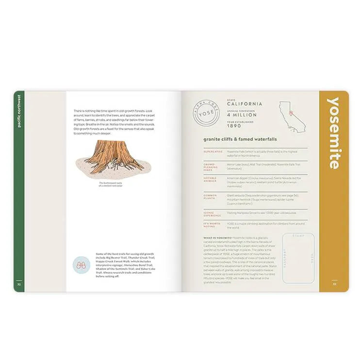 Scenic Science page for Yosemite National Park