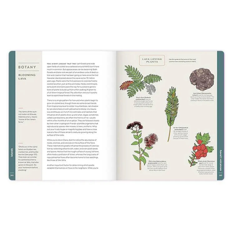 Scenic Science page on botany and flowers that bloom in volcanic areas