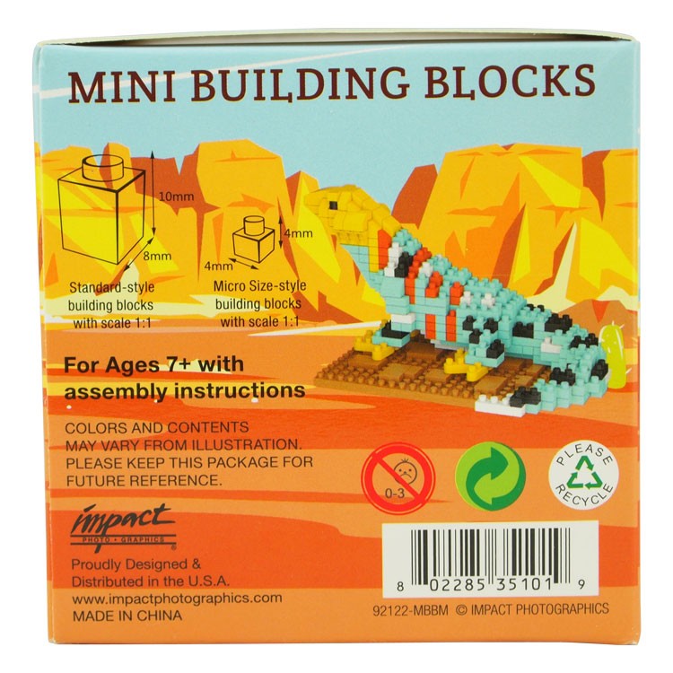 Collared Lizard Mini Block Set