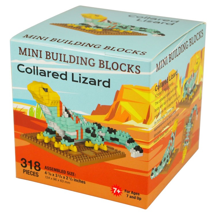 Collared Lizard Mini Block Set