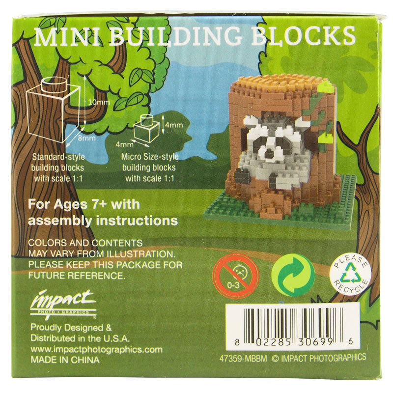 Raccoon Mini Block Set