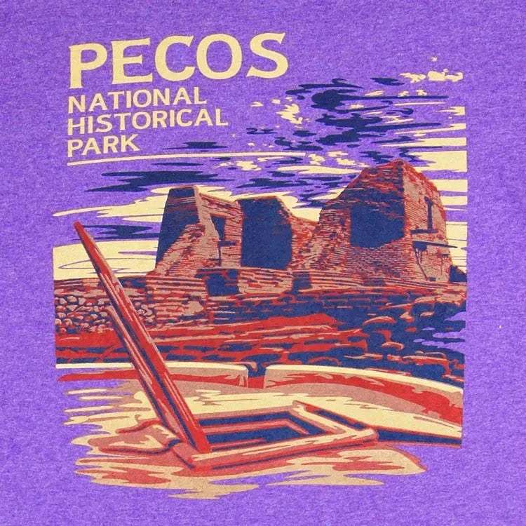 Pecos National Historical Park T-Shirt - Milestone back logo detail