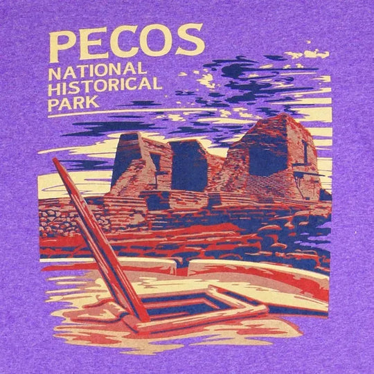 Pecos National Historical Park T-Shirt - Milestone back logo detail