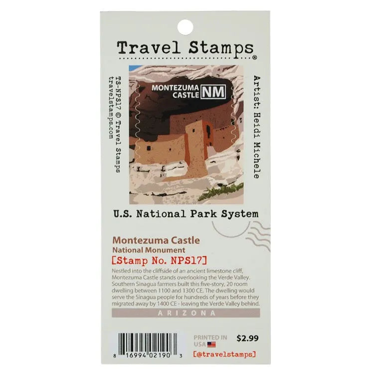 Montezuma Castle NM Travel Stamp | WNP - Shop Our Parks!