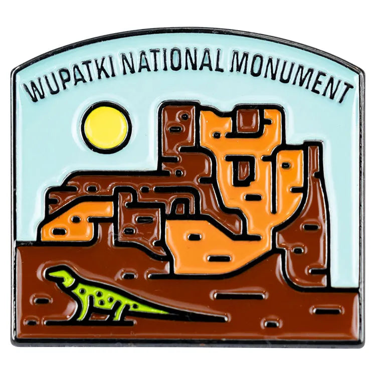 Wupatki National Monument Pin - Fell Logo