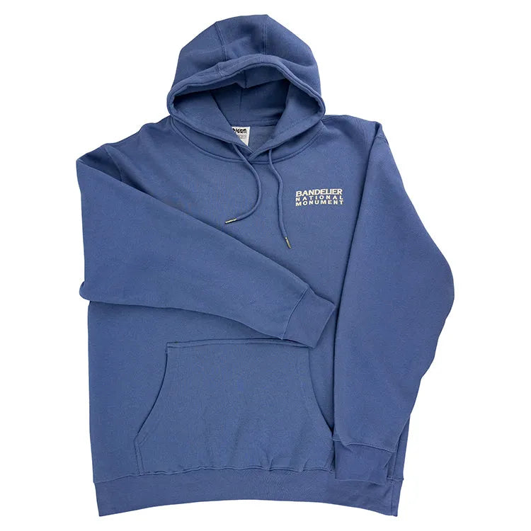 Bandelier National Monument Fleece Hoodie - Milestone front view