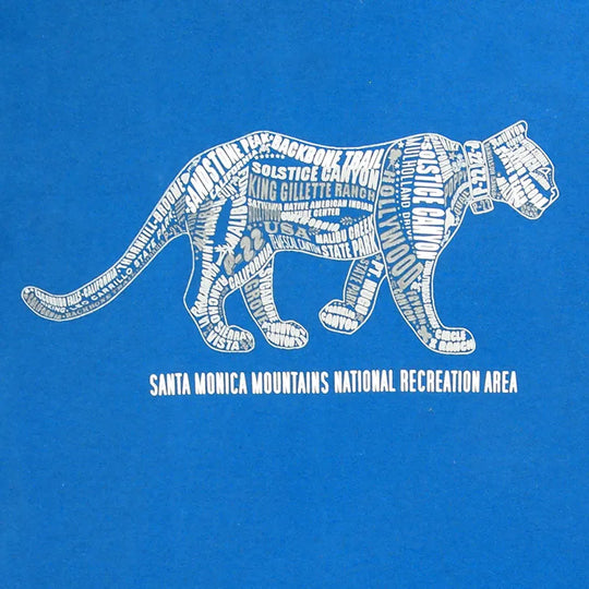 Santa Monica Mountains National Recreation Area T-Shirt - Word Art