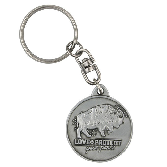 Love + Protect Your Parks® Metal Keychain