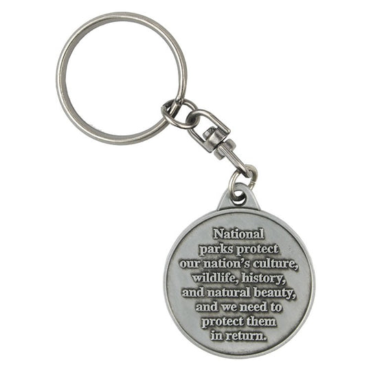 Love + Protect Your Parks® Metal Keychain