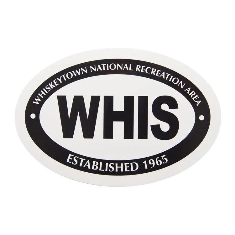 Whiskeytown National Rec. Area Sticker - Euro Oval