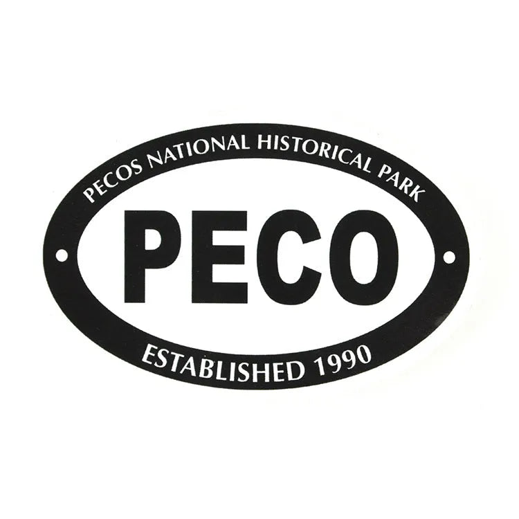 Pecos National Hist. Park Sticker - Mini Oval