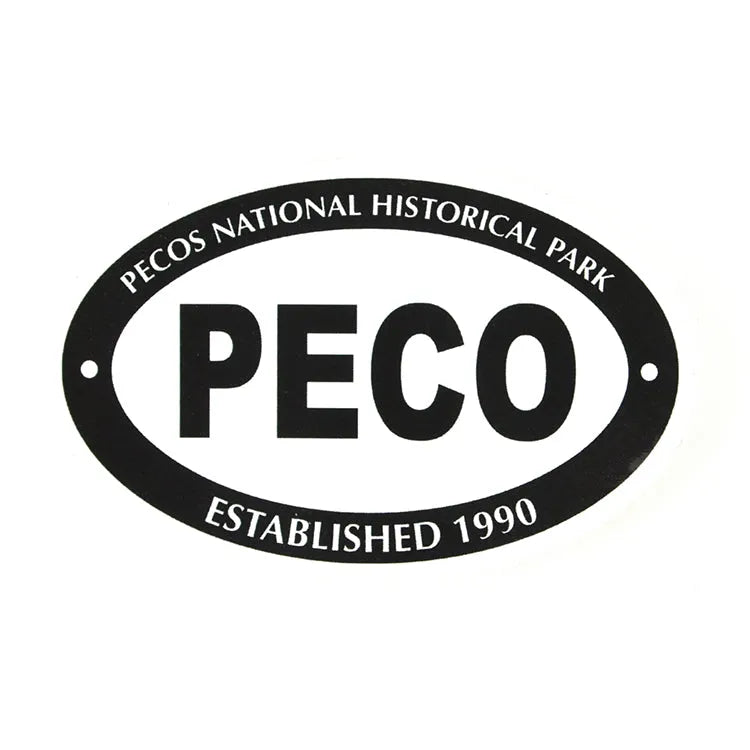 Pecos National Hist. Park Sticker - Euro Oval