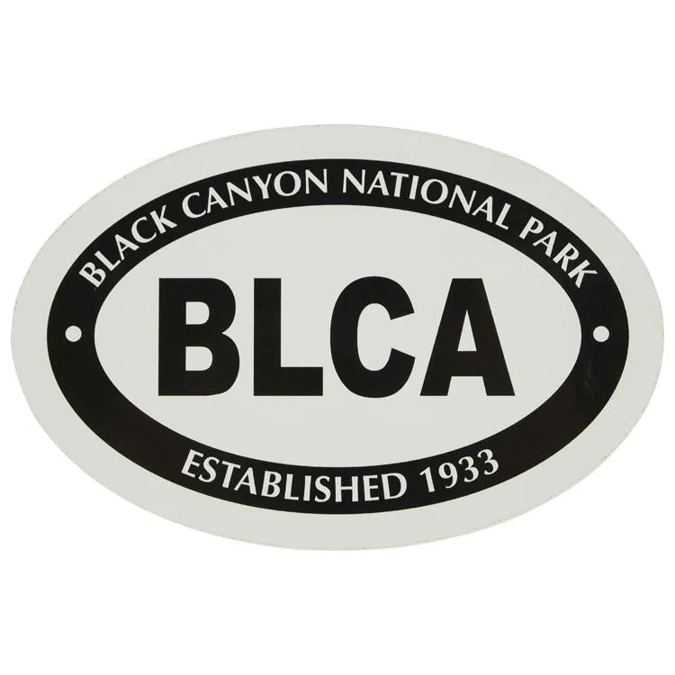 Black Canyon of the Gunnison National Park Sticker - Mini Oval
