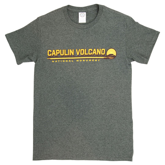 Capulin Volcano National Monument Retro Stripe T-Shirt